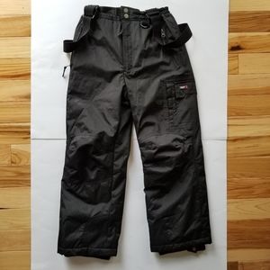 Kids Black Snowpants